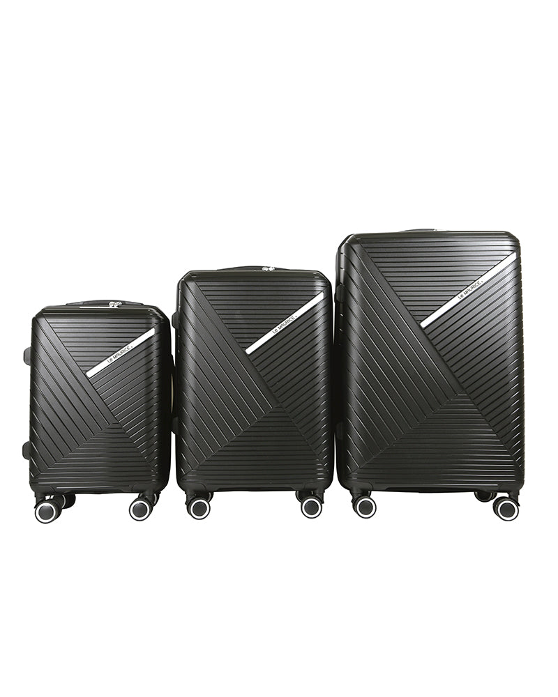 全城最抵❗20&quot; Laser Collection Suitcase Luggage TSA鎖靜音輪行李箱