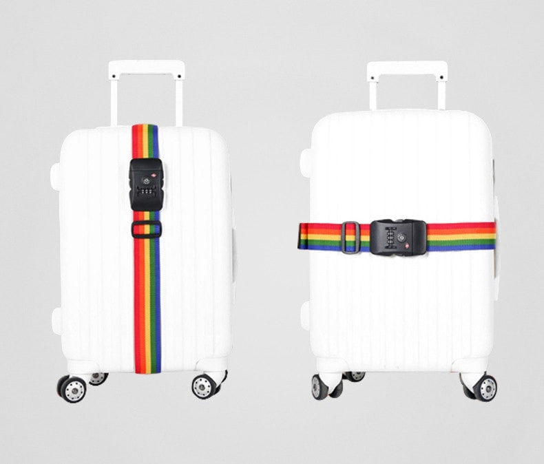 LM TRAVEL SEASON Goodies Suitcase strap with lock 密碼鎖行李帶